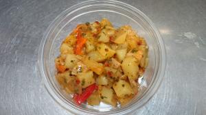 Salad : Potato & Spicy Chicken